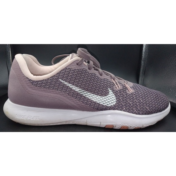 Nike Womens Flex Trainer Bionic Grey, pink & silver Sz 9.5 - Picture 5 of 15